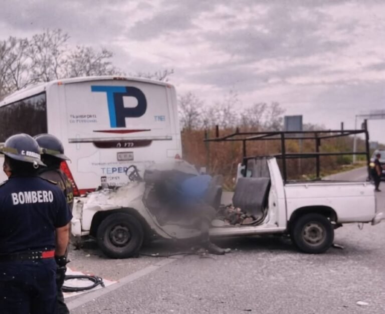 Trágico accidente en la Mérida–Cancún deja un muerto y cinco lesionados