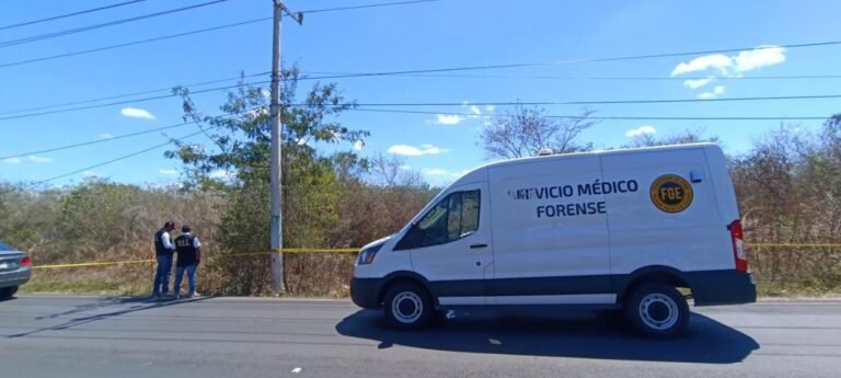 Hallan cuerpo sin vida en terreno baldío del Periférico de Mérida