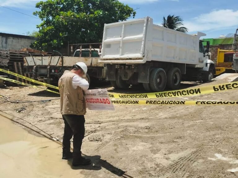 Profepa clausura obras de empresa en Ciudad del Carmen y aplica multa superior a 234 mil pesos