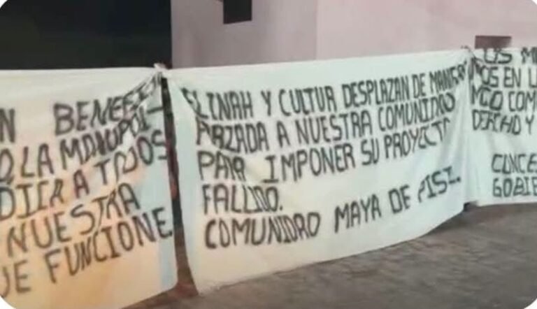 Artesanos de Pisté intensifican protesta por reubicación al CATVI y defienden su fuente de ingresos